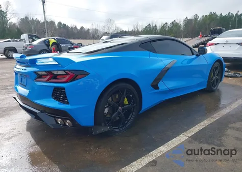 2022 Chevrolet Corvette Stingray Rwd 1Lt из США, поврежденный, VIN 1G1YA2D43N5111850